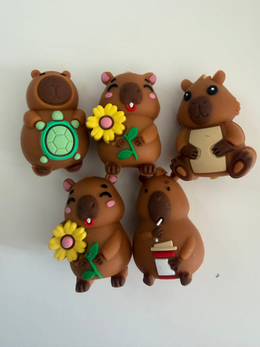 Capabara pen toppers / keyring