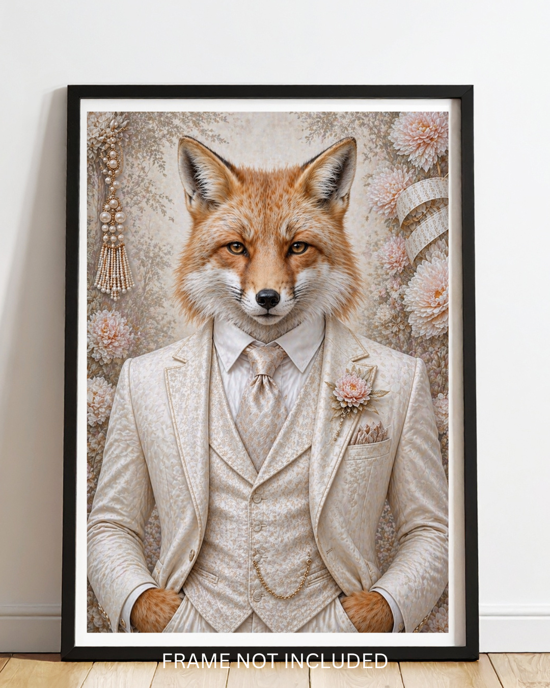 Animals in Beige suit  A4 prints