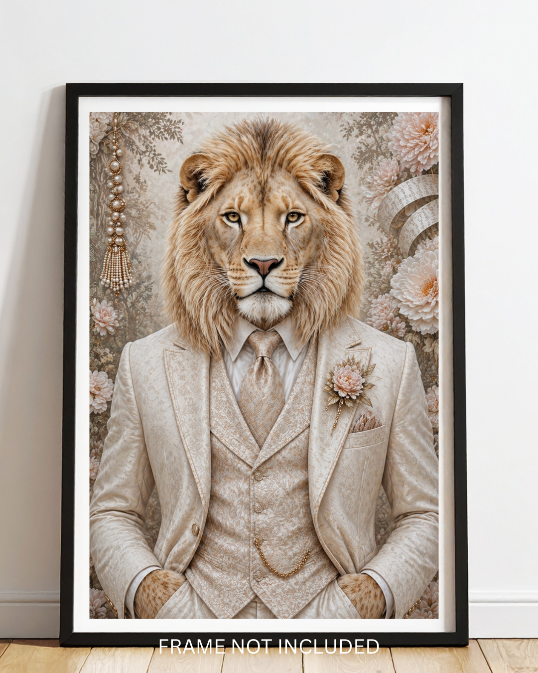 Animals in Beige suit  A4 prints