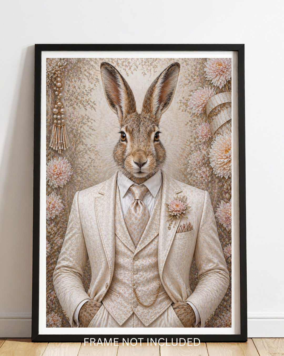 Animals in Beige suit  A4 prints