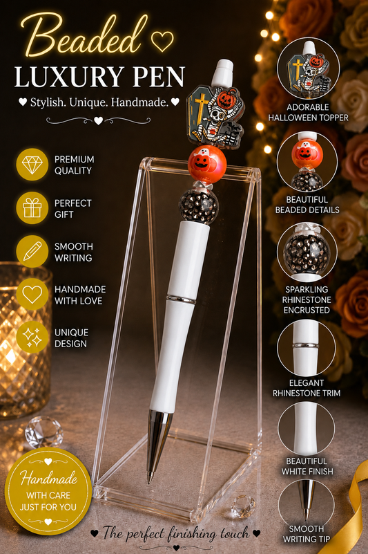 Halloween bead pen