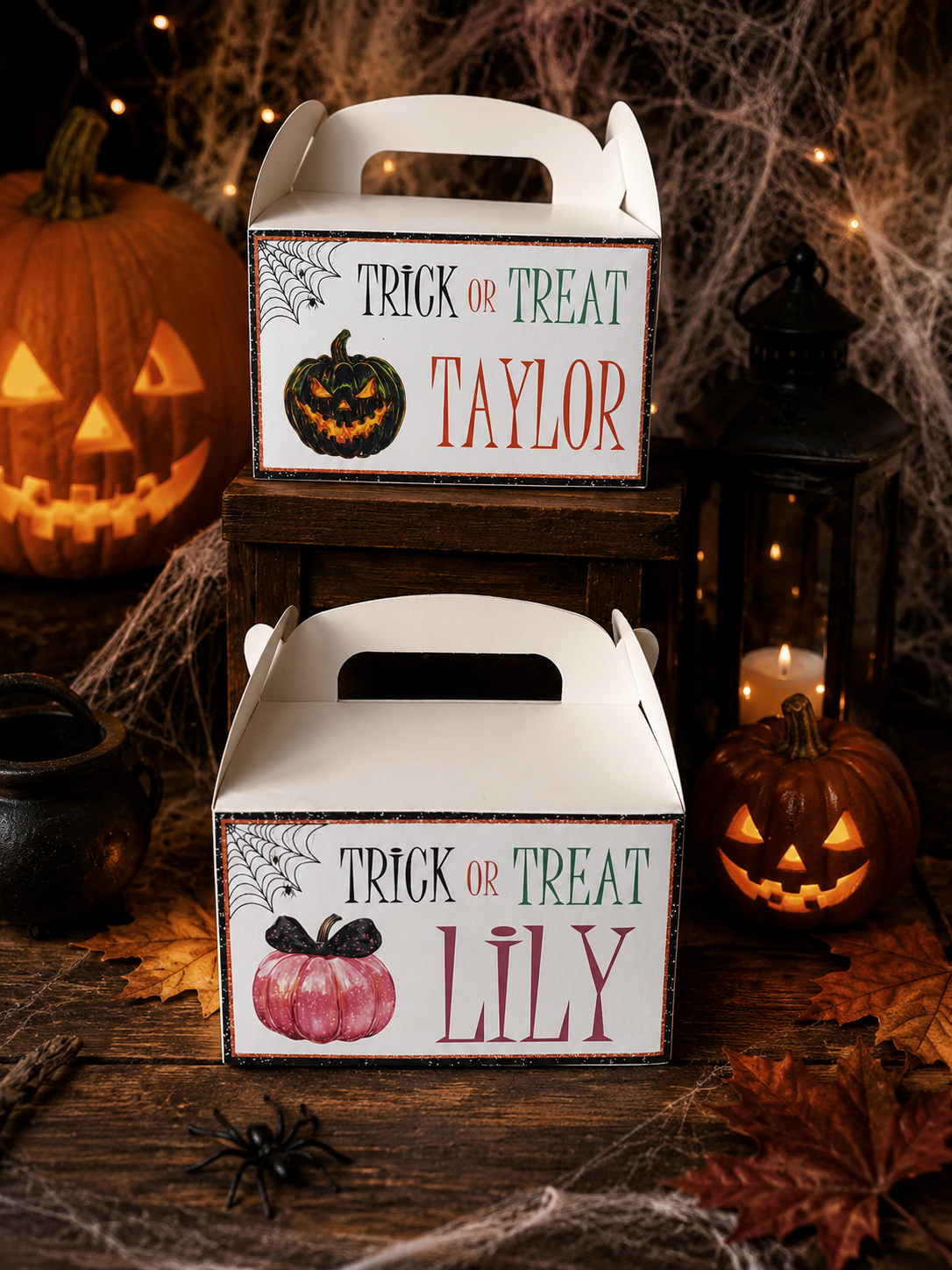 Personalised Halloween gift box