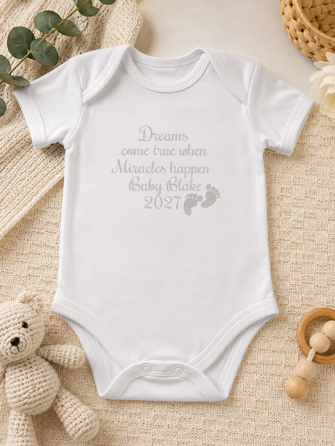 Baby vest or baby grow