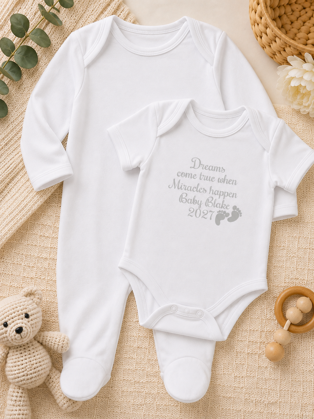 Baby vest or baby grow