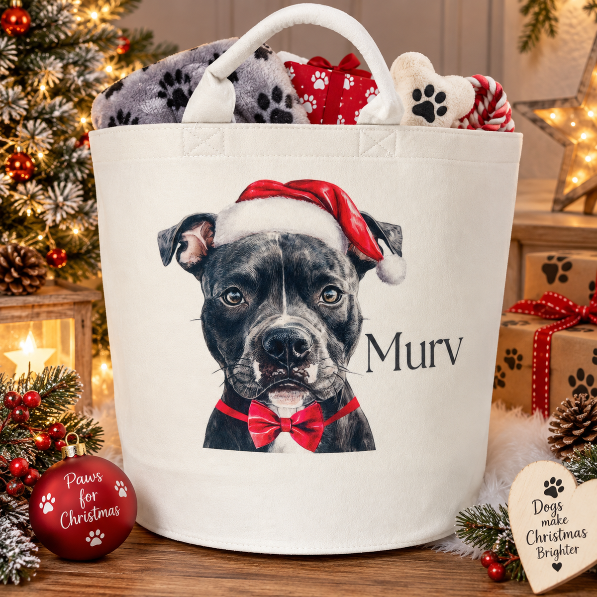 Personalised Felt Trug design