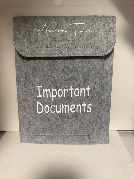 Important documents folder