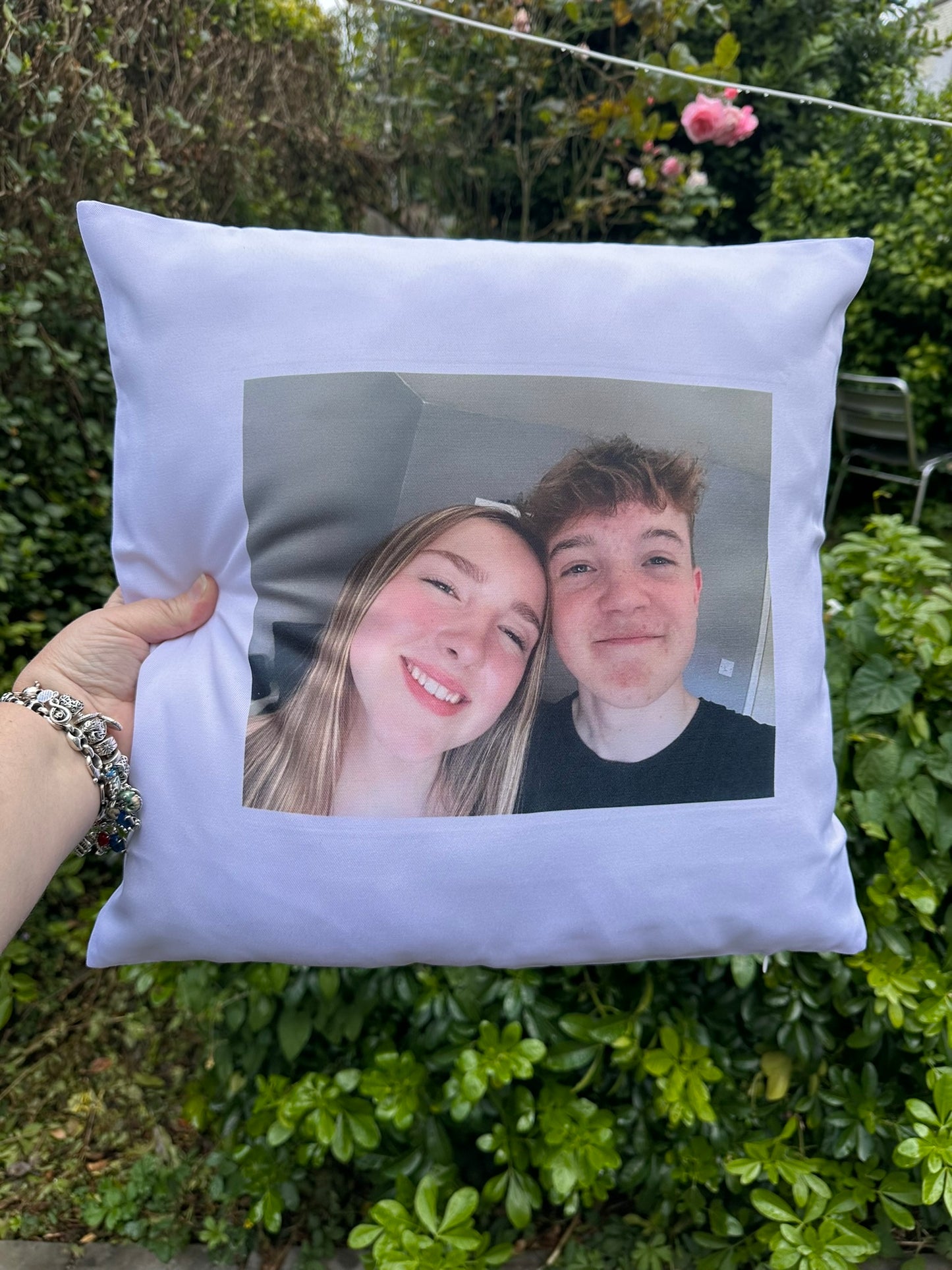 Personalised Photo Cushion Add your own image cushion cover 45x45cm