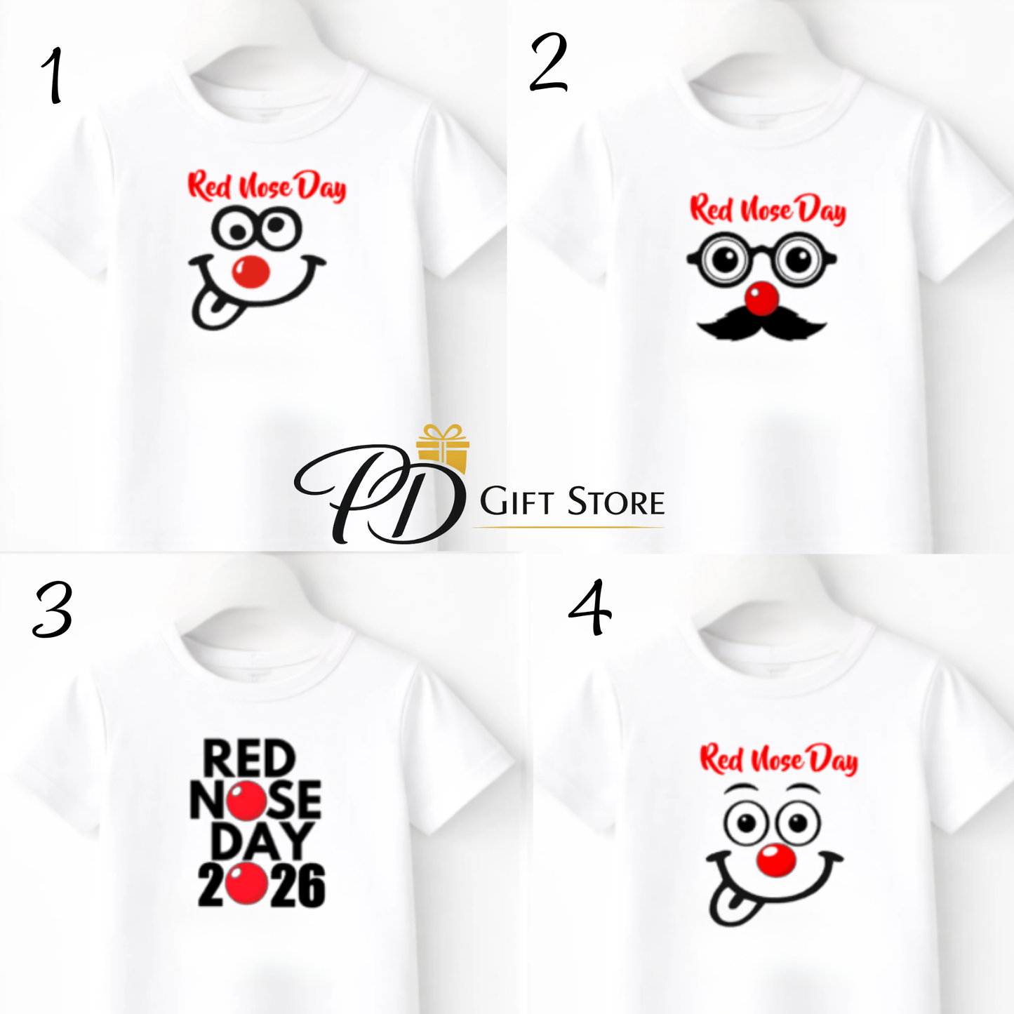 Kids red nose day tshirt