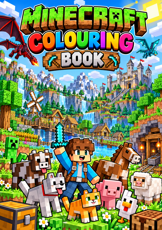 Minecraft Colouring Book