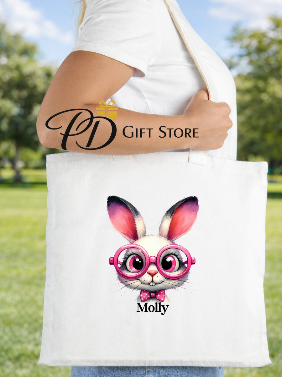 Personalised Easter tote bag