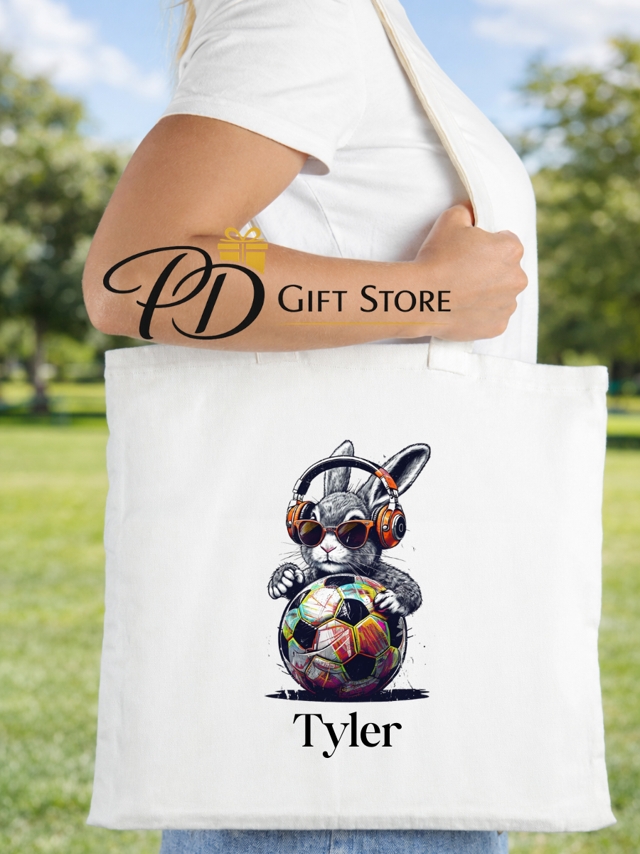 Personalised Easter tote bag