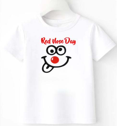 Kids red nose day tshirt