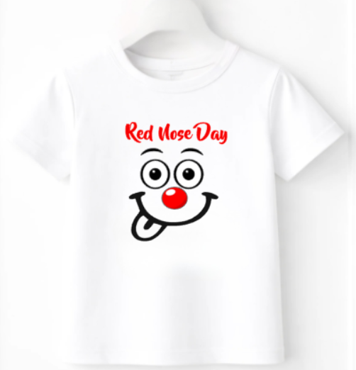 Kids red nose day tshirt