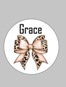 Personalised christmas stickers
