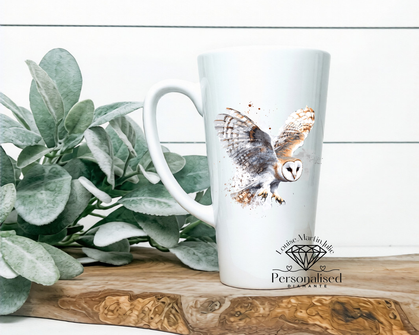 Barn owl  17oz Ceramic latte mug