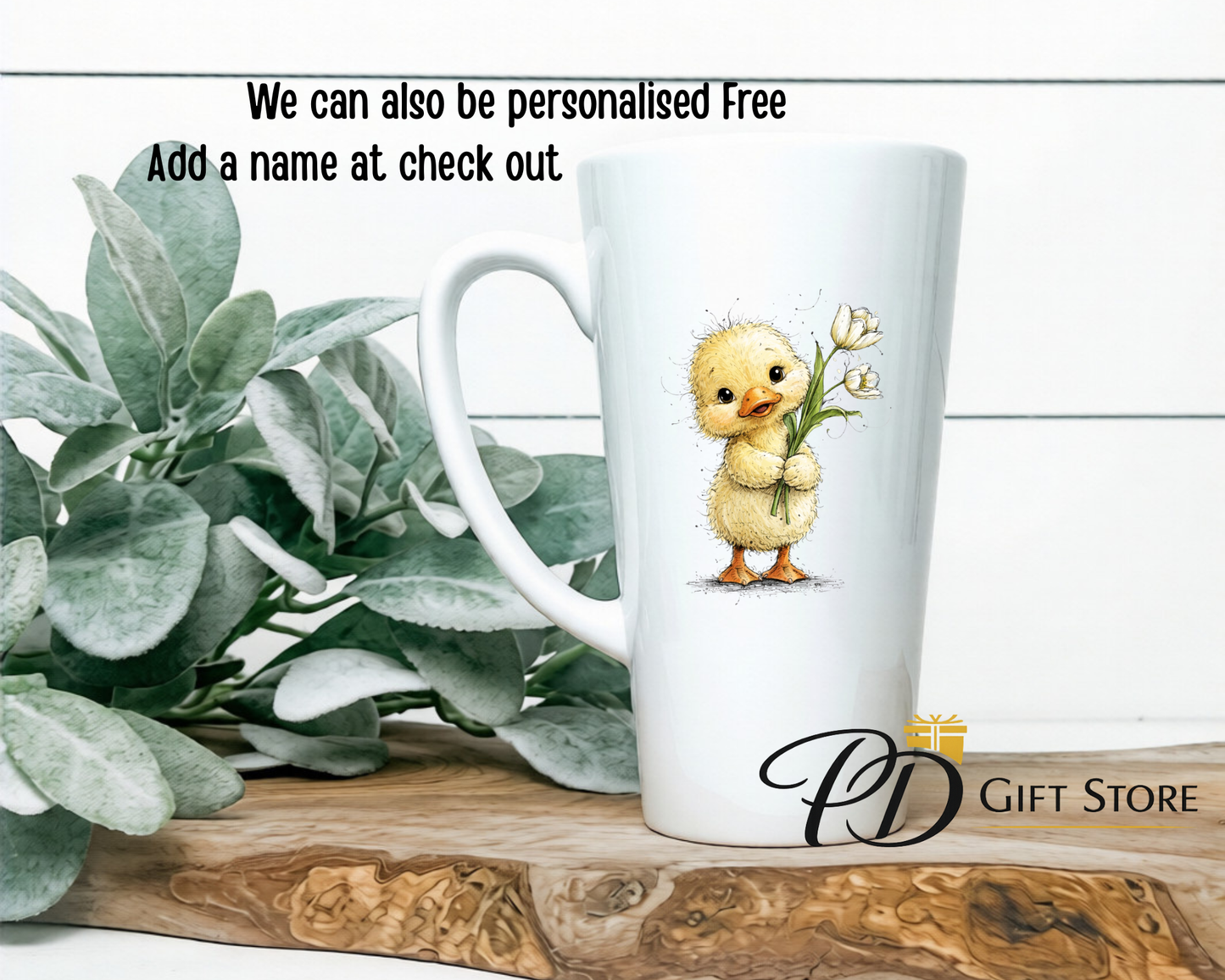 Cute chick 17oz Ceramic latte mug