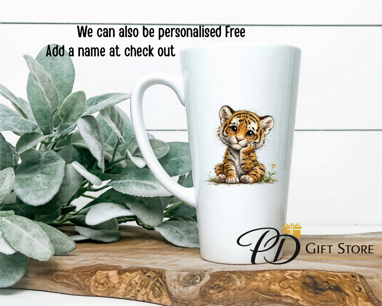 Cute lion 17oz Ceramic latte mug