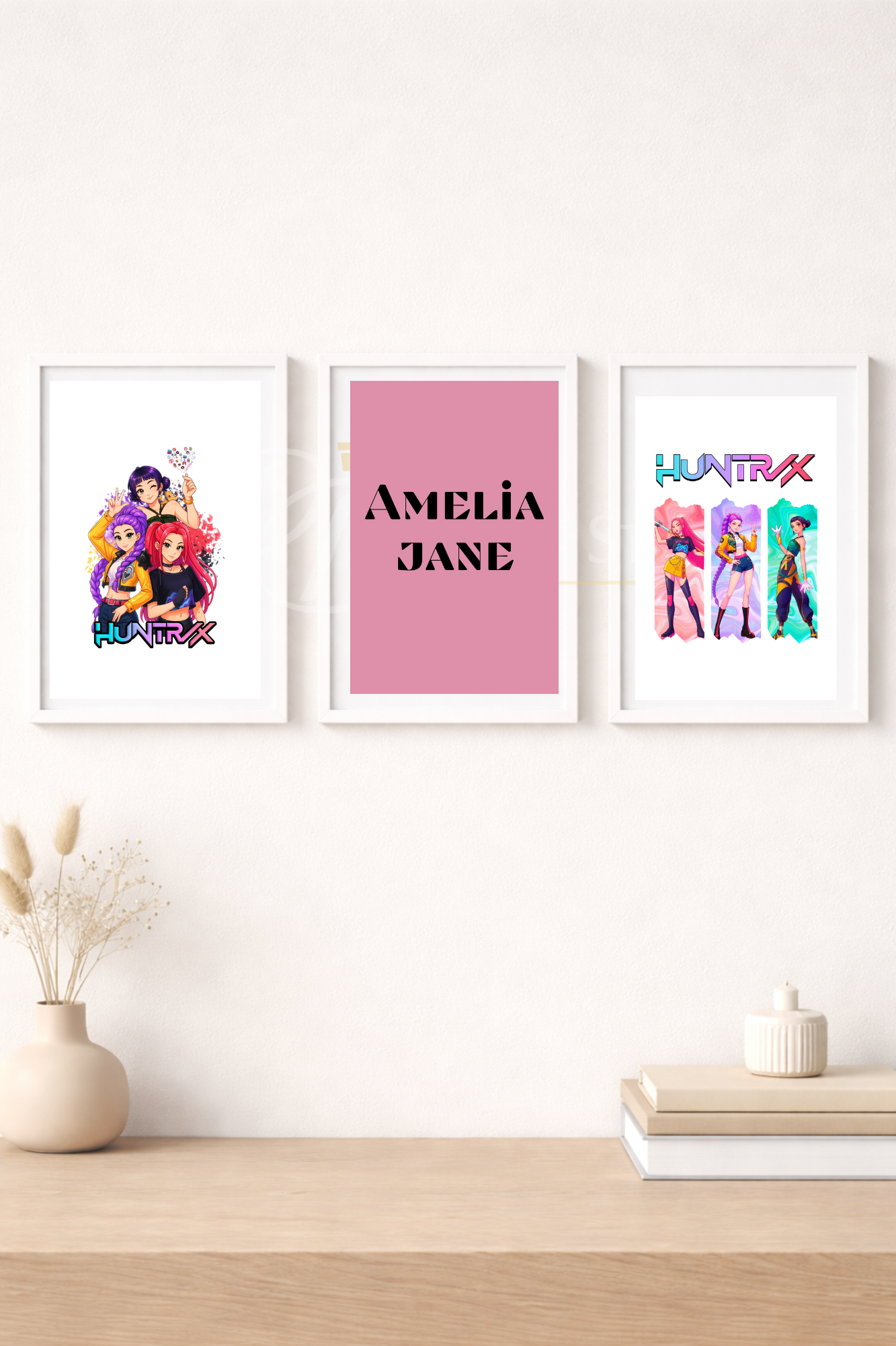 K-POPS BEDROOM PRINTS with or with out frames