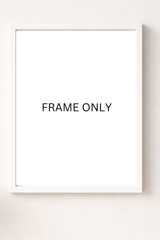 Frame only white
