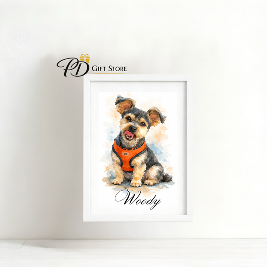 Personalised pet Photo Print
