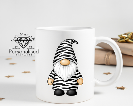 Zebra pink Gonk mug 11 oz ceramic mug