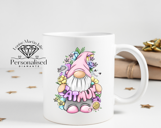 Cat mum Gonk mug 11 oz ceramic mug