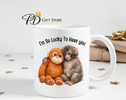 Punch monkey mug  mothers day gift