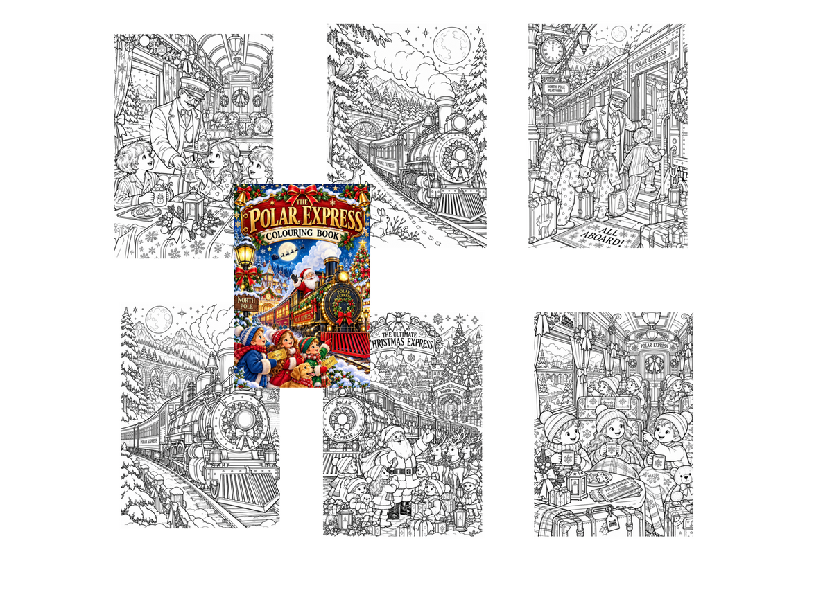 POLA EXPRESS COLOURING BOOK
