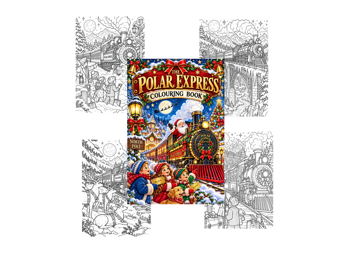 POLA EXPRESS COLOURING BOOK