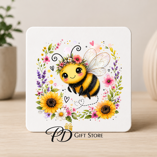 Bee Wooden Coaster