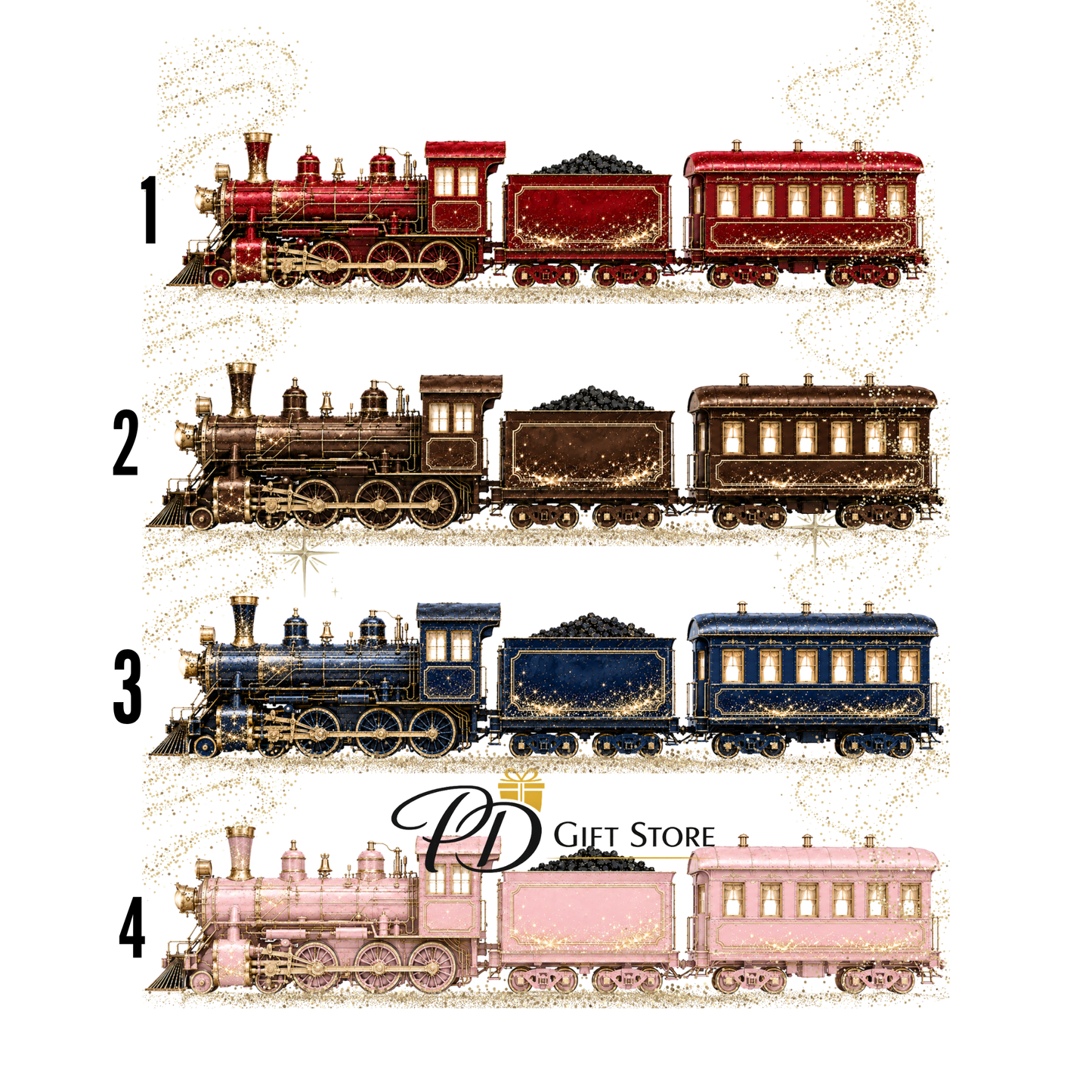 Christmas Train book pocket pillow cushion personalised