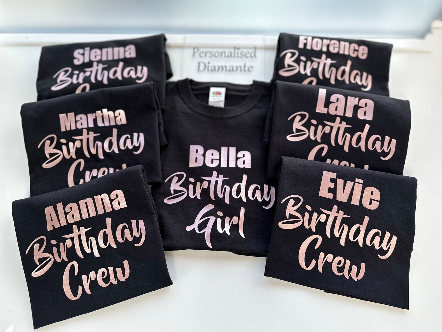 Girls Sleepover Squad, Birthday T-shirt
