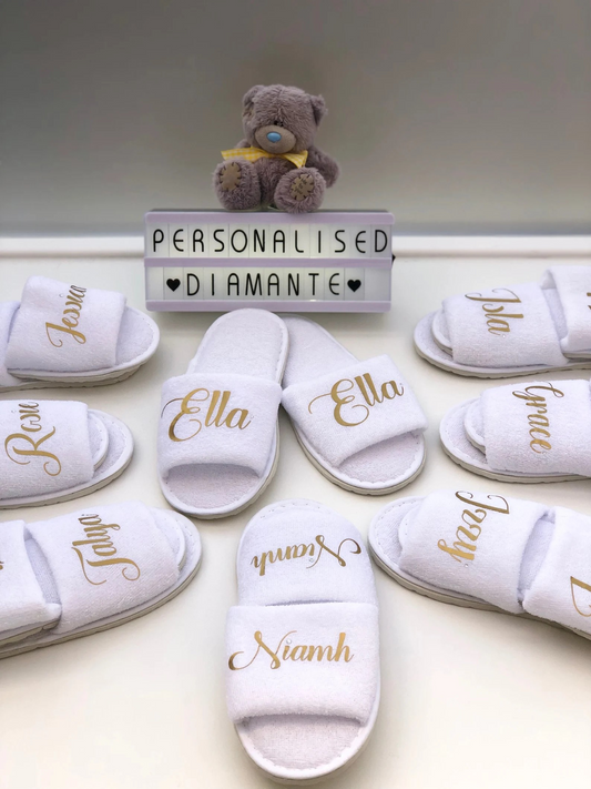 Personalised spa Day slipper