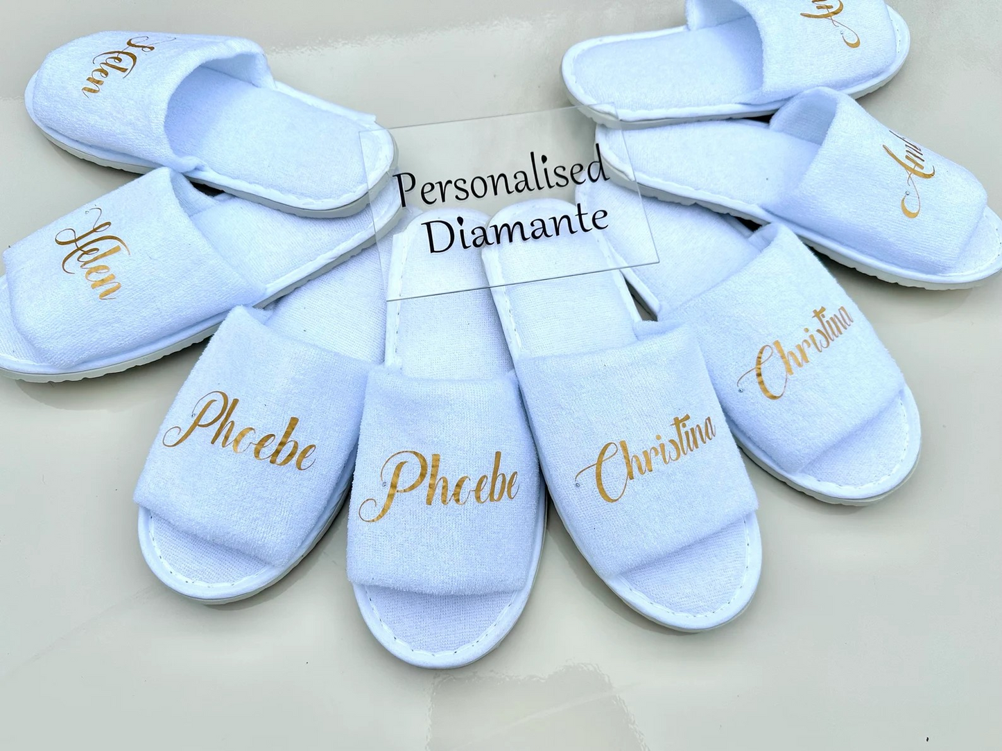 Personalised spa Day slipper
