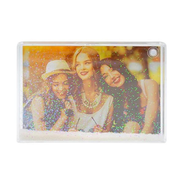 Photo Frame Liquid Glitter Photo Shake - Rectangle