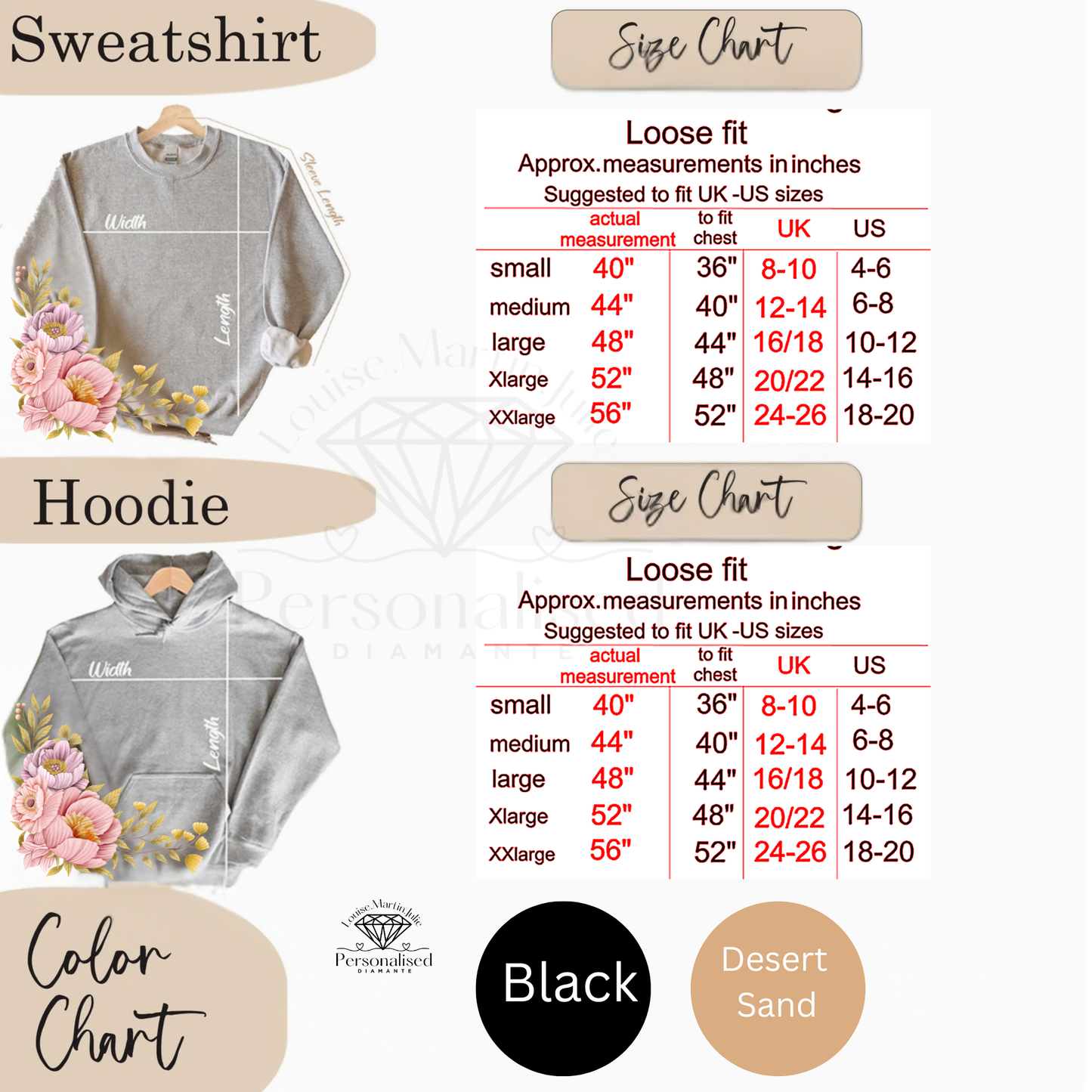 Personalised Custom made hoodie