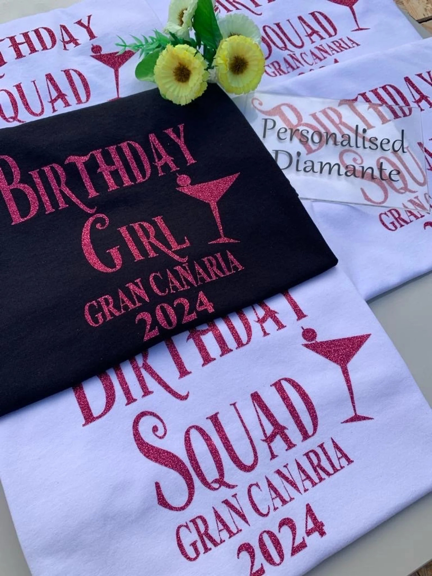 Birthday Girl Squad T-Shirts: Custom Party Tops