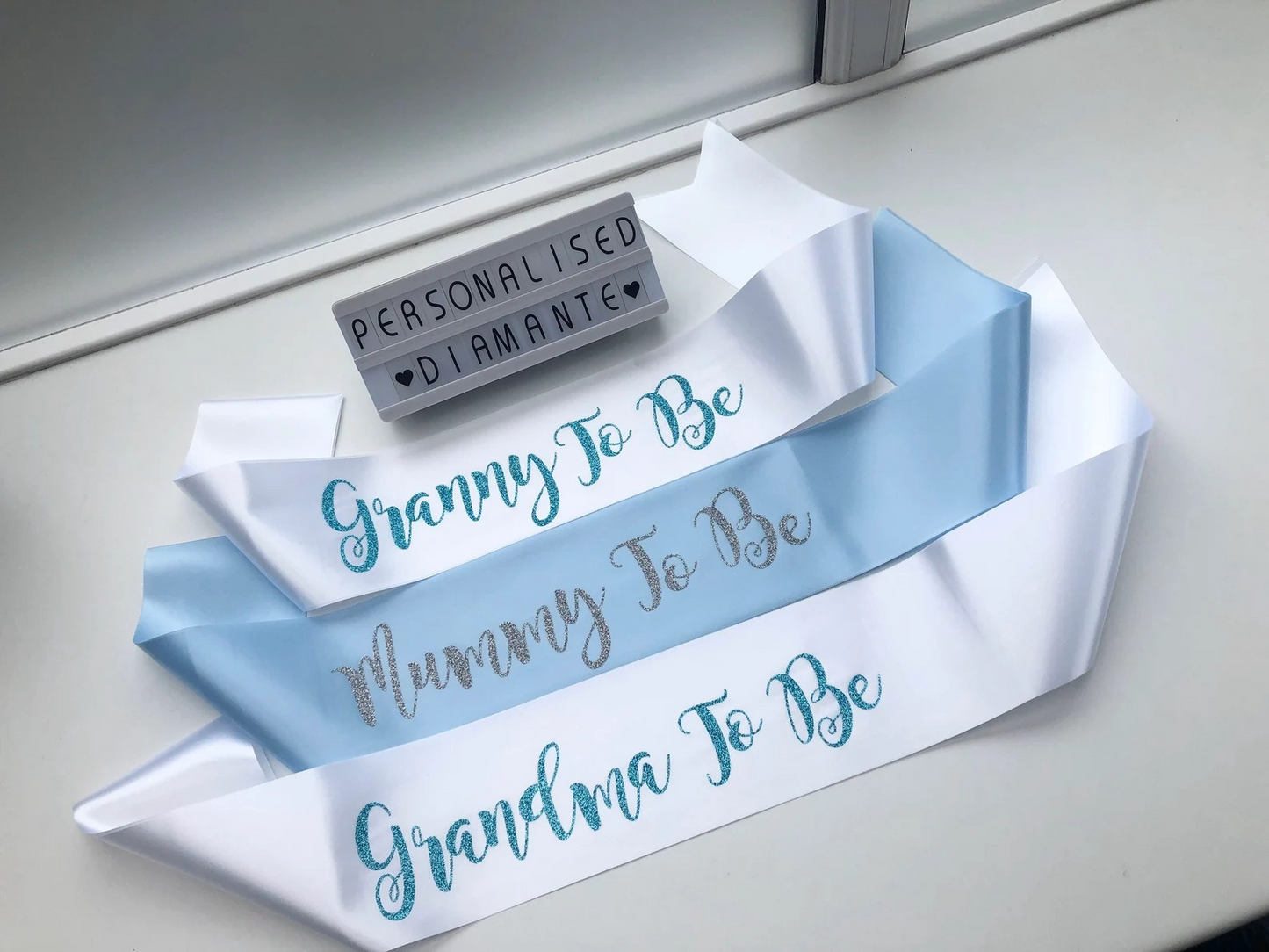 Baby shower sash, mum to be