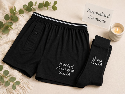 Mens boxers and matching socks